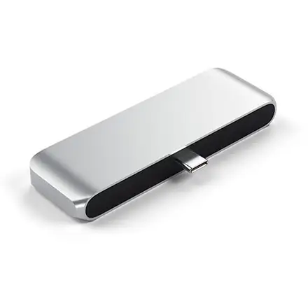 Satechi USB-C Mobile Pro Hub pre iPad Pro/Air 10.9" 2020 - Silver