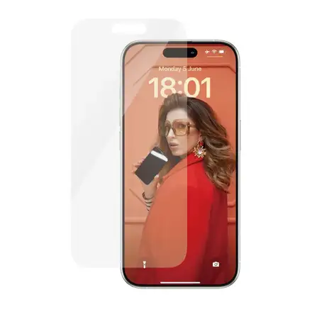 PanzerGlass ochranné sklo Classic Fit pre iPhone 15 Pro - Clear