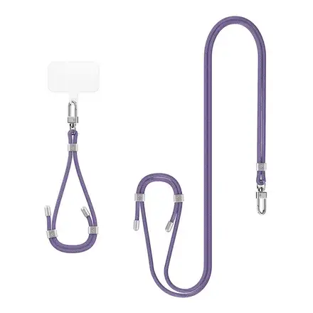 Spigen Cross Body Strap + Wrist Strap - Deep Purple