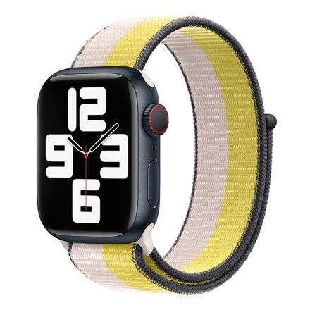 Devia remienok Nylon Braided Two-Tone Loop pre Apple Watch 44/45/46mm - Oat Milk
