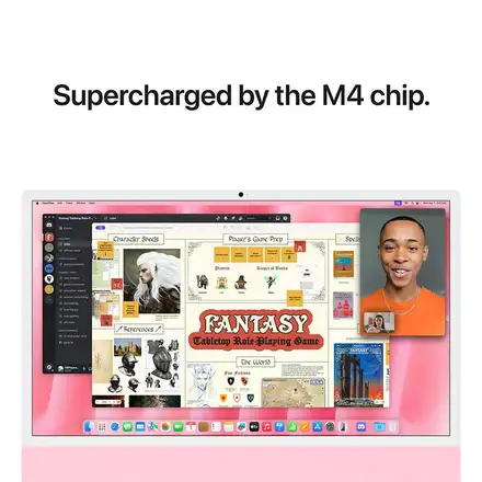 iMac 24" 4.5K Apple M4 10C CPU 10C GPU 16GB 512GB Ružový SK