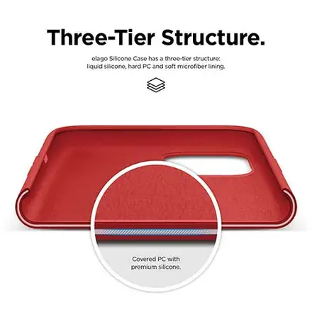 Elago kryt Silicone Case pre iPhone 11 - Red