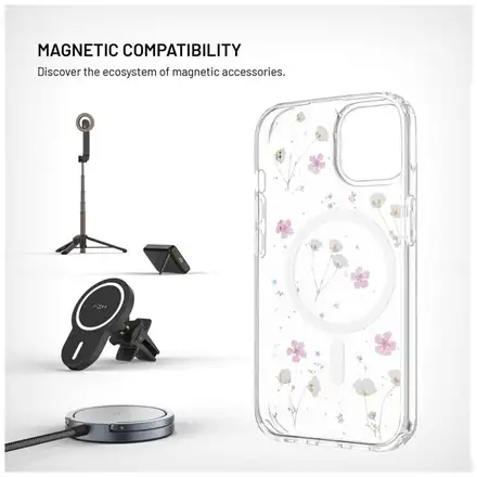 FIXED kryt MagBloom s podporou Magsafe pro Apple iPhone 15, Blush Plum
