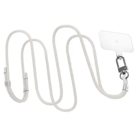 Spigen Cross Body Strap + Wrist Strap - Pearl White