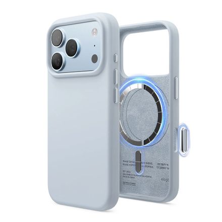 Elago kryt Silicone Case Magsafe pre iPhone 18 Pro Max/17 Pro Max - Light Blue