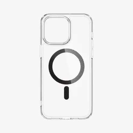 Spigen kryt Ultra Hybrid Magsafe pre iPhone 15 Pro - Carbon Fiber