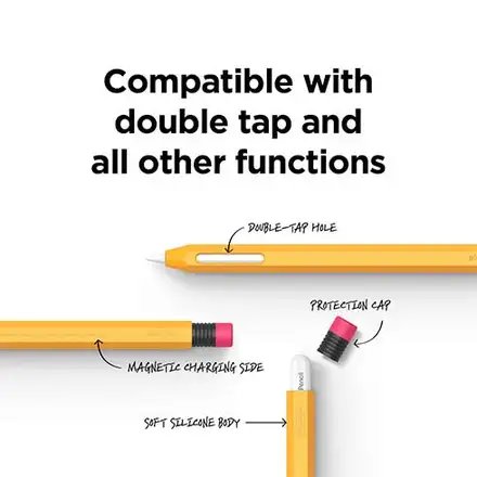 Elago kryt Classic Pencil Case pre Apple Pencil 2nd Gen & Pencil Pro - Yellow