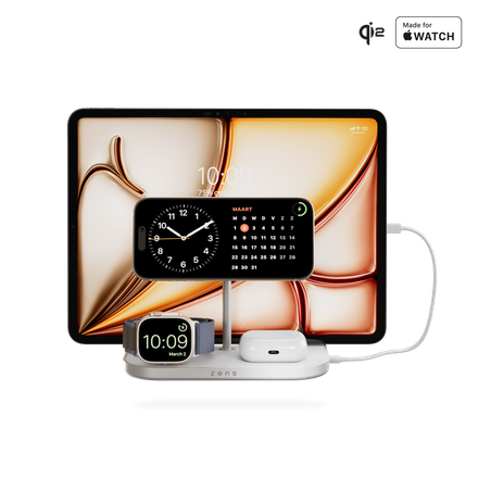 ZENS 4-1 Wireless Charger 60W USB-C output