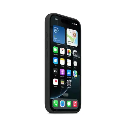iPhone 16 Pro Silicone Case with MagSafe - Black