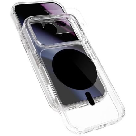 Epico Dot Mag+ Case iPhone 17 Pro Max/18 Pro Max Qi2 & MagSafe Compatible - black (crossbody ready & camera island prote