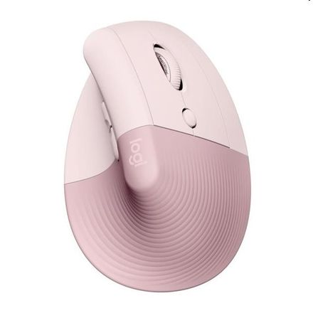 Logitech Lift Vertical ergonomická myš - ružová