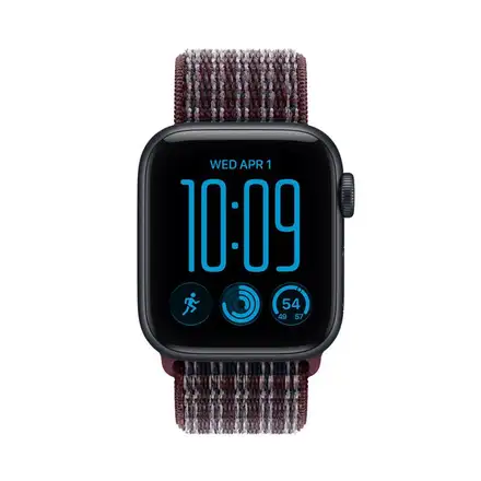 Apple Watch 40mm Burgundy Plaid Sport Loop