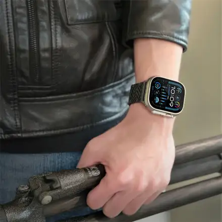 Just Mobile remienok Watch Band pre Apple Watch 44-49mm - Carbon Fiber