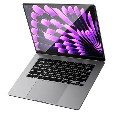 Spigen ochranné sklo Glas.tR Slim pre Macbook Air 15" M2/M3/M4 - Black Frame