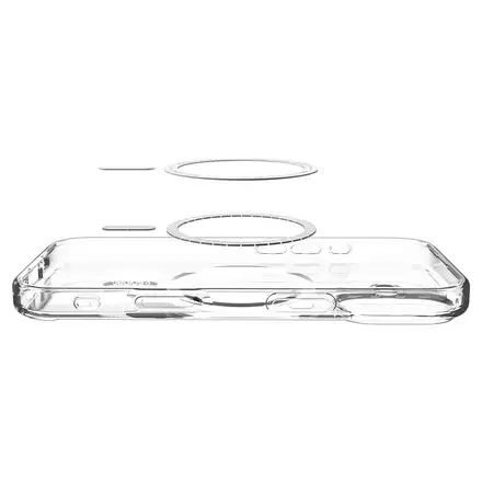 Spigen kryt Ultra Hybrid Magsafe pre iPhone 17 - Clear Graphite