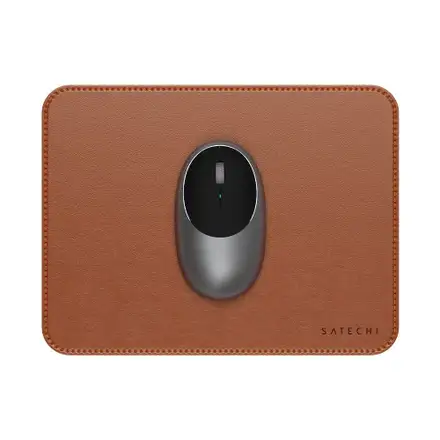 Satechi podložka pod myš Vegan-Leather Premium Mouse Pad - Brown