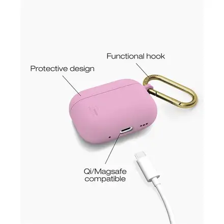 iDeal Silicone AirPods Case Pro 3 Bubblegum Pink