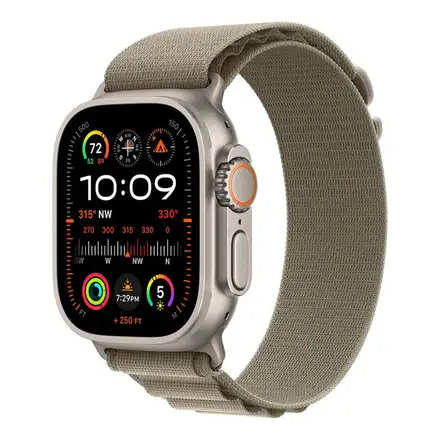 Apple Watch 49mm Olive Alpine Loop - Large