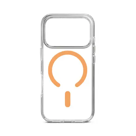 Aiino - Frozen Case with magnet for iPhone 17 Pro - Peach