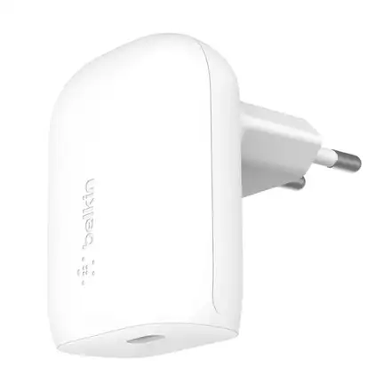 Belkin 30W PD 3.0 PPS USB-C Wall Charger + USB-C/Lightning kábel 1m - White