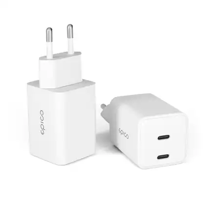 iStores by Epico Ultraboost GaN 45W sieťový adaptér EA45 - biela