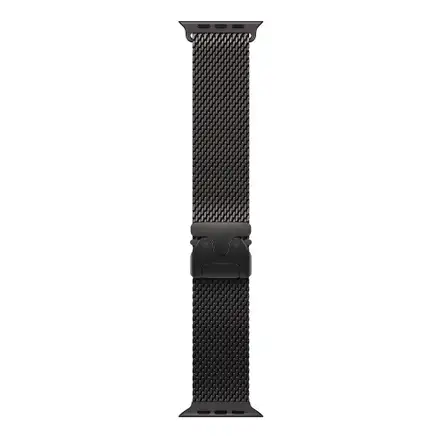 Apple Watch 49mm Black Titanium Milanese Loop - Small