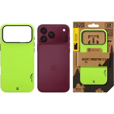 Tactical MagForce Velvet Smoothie 2.0 Kryt Apple iPhone 18 Pro/17 Pro zelený