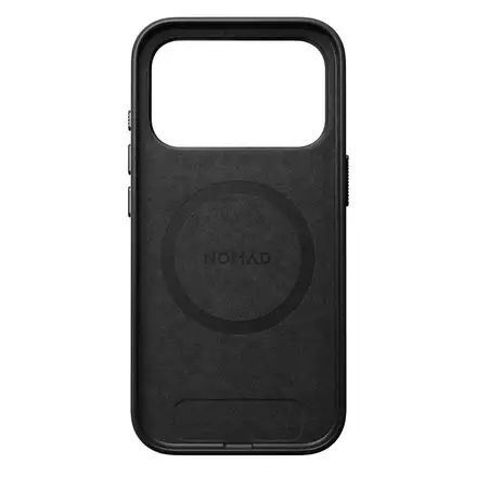Nomad kryt Traditional Leather Case MagSafe pre iPhone 17 Pro - Black