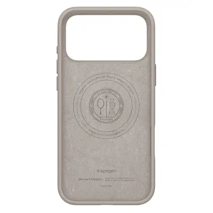 Spigen kryt Silicone Fit Magsafe pre iPhone 17 Pro - Stone