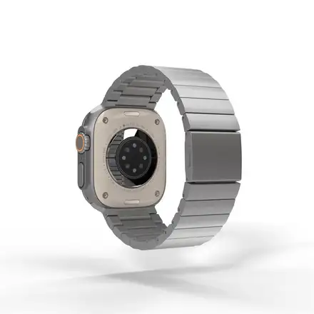 Mobile Origin remienok Titanium Band pre Apple Watch Ultra - Natural Titanium