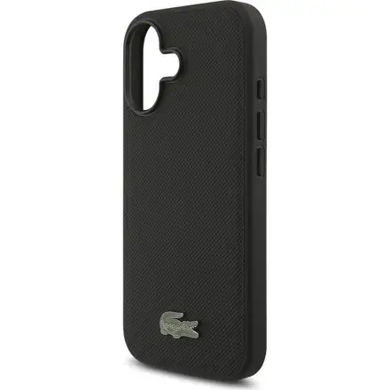 Lacoste Iconic Petit Pique MagSafe kryt + peňaženka iPhone 17 čierny