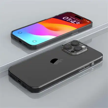 Devia kryt Naked TPU Case pre iPhone 15 Plus - Clear