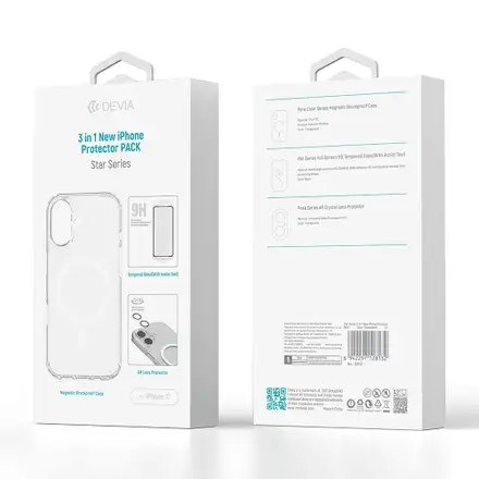 Devia Star Series 3 in 1 iPhone Protector Pack pre iPhone 17